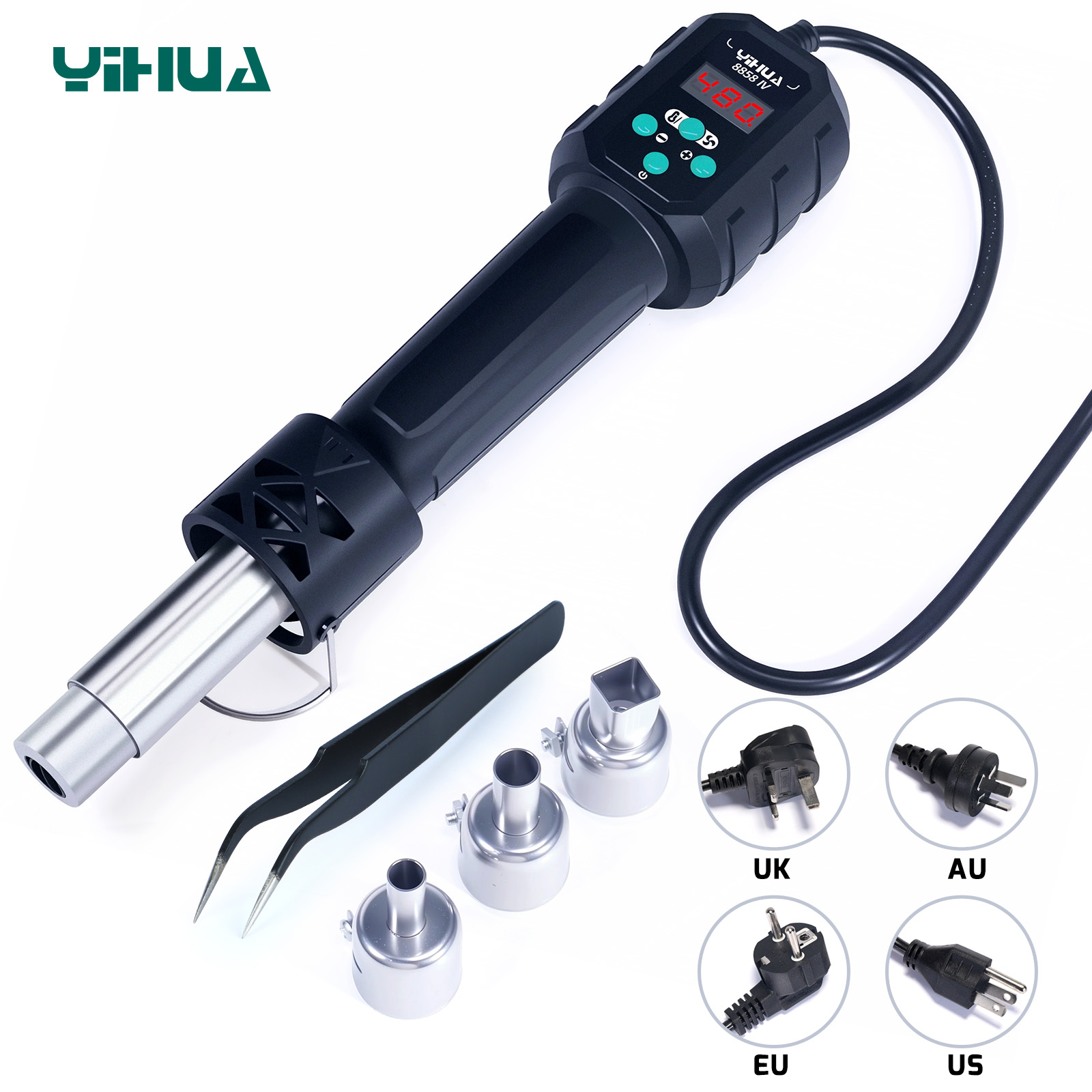 Heat Gun Small - YIHUA alat Solder IC BGA, alat