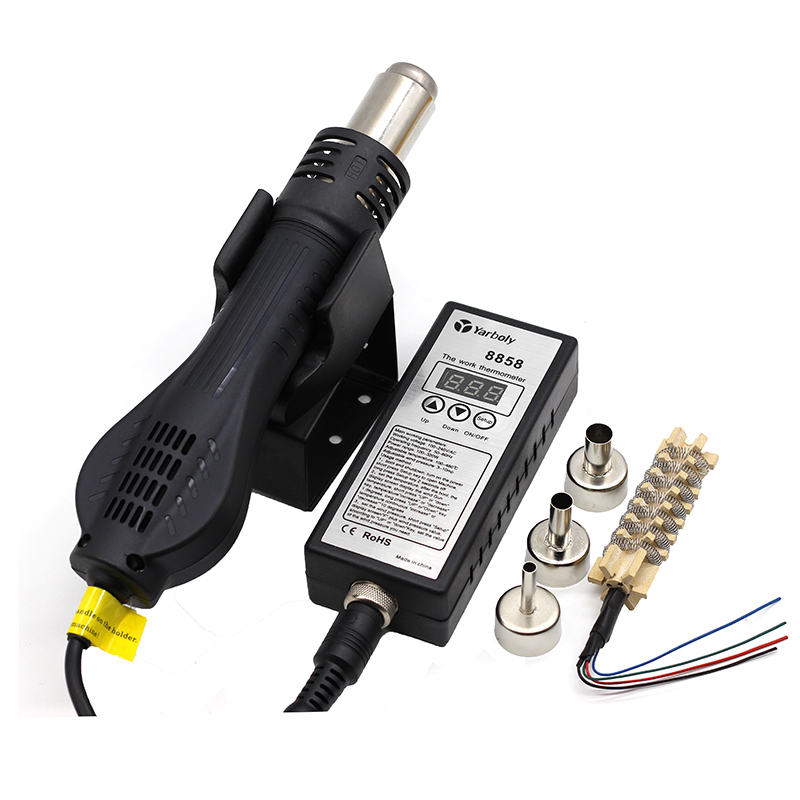 Heat Gun Small - 8858 stasiun Solder portabel, perlengkapan Solder