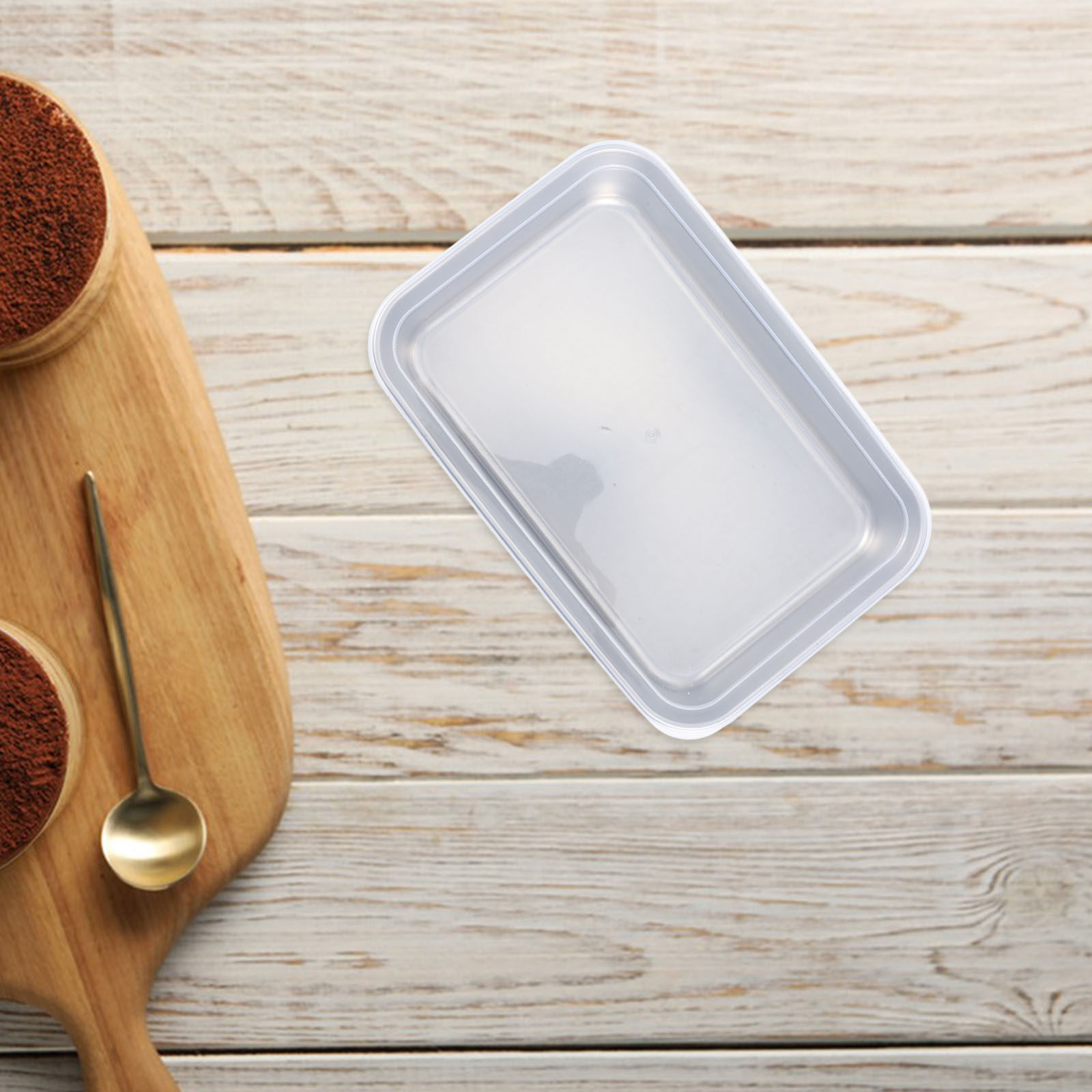 Serving Tray Mold - Cetakan Kue Kukus Stainless Steel, Wadah