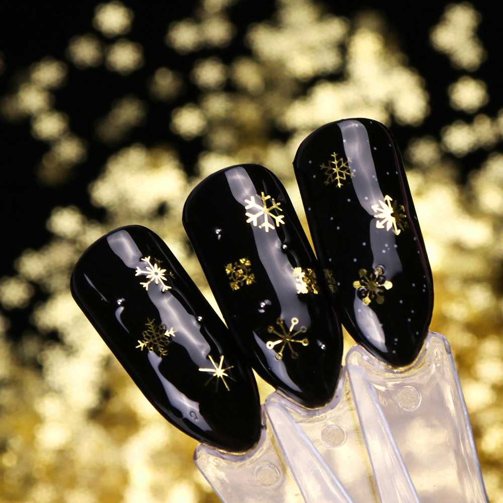 1 kotak dekorasi desain campur - Gold Foil Flakes ulasan dan harga
